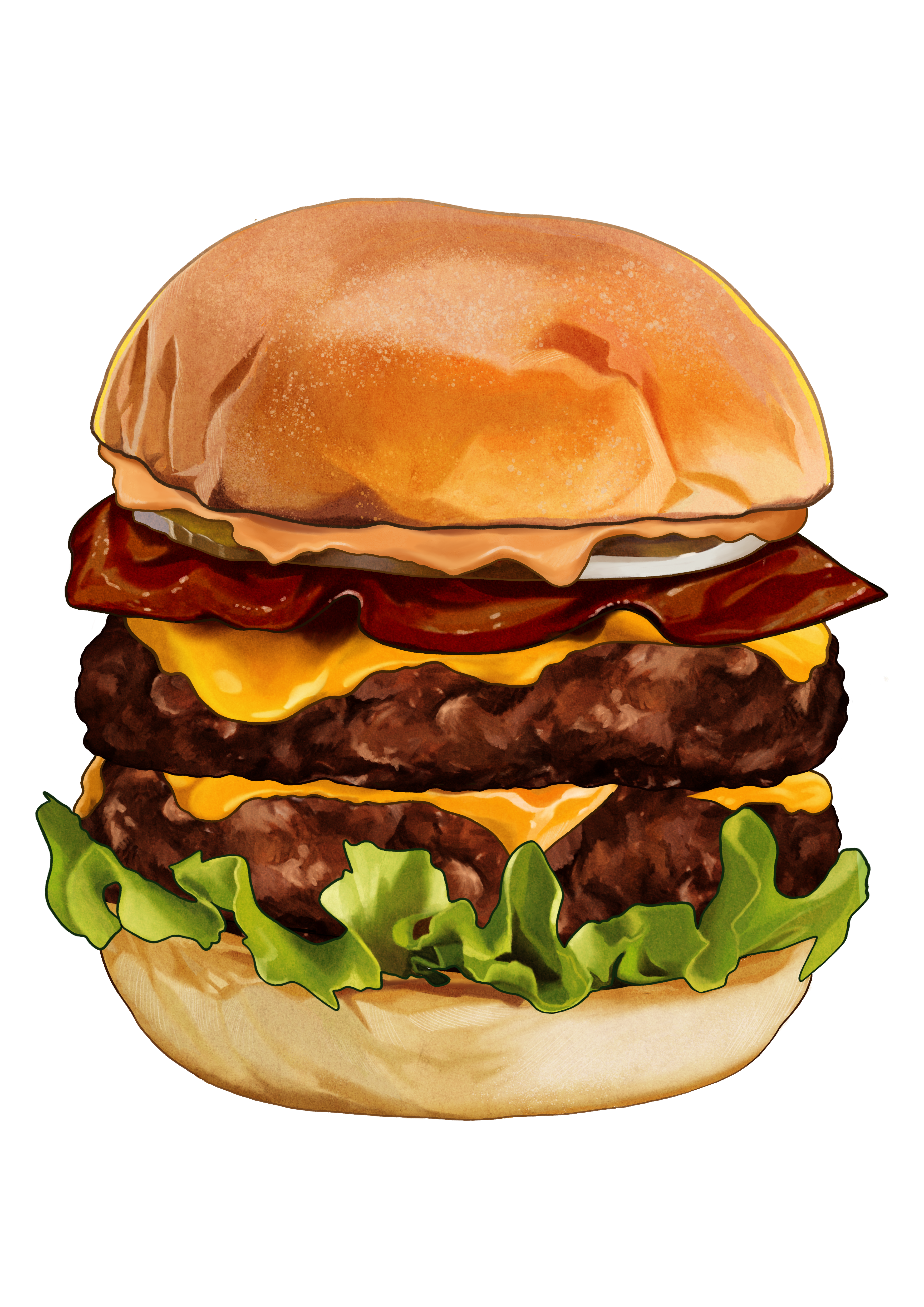 Double cheeseburger